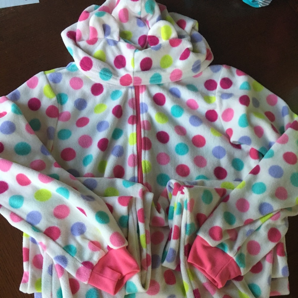 Polka dot onesie